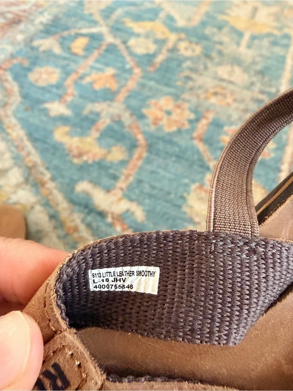 Reef NEW Little Ahi Leather Flip Flops Kids 7/8 Brown Sandals New Never Worn NEW